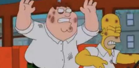 'Los Simpson' y 'Padre de Familia' comparten un capítulo especial antes de arrancar su respectivas temporadas