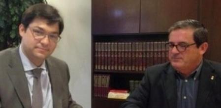 Alejandro Rusiñol y Alfredo Serrano, el concejal del VIC que le apoya