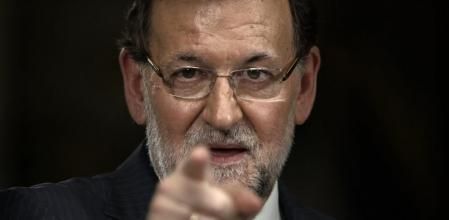 El presidente del Gobierno, Mariano Rajoy, durante su rueda de prensa de balance político y económico