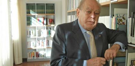 El expresidente de la Generalitat, Jordi Pujol, durante una entrevista concedida hace unos años en el despacho de su fundación