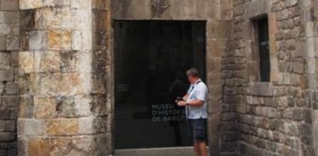 La fachada de la antigua residencia del verdugo de Barcelona, hoy integrada en el Museo de Historia de la Ciudad