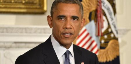 Barack Obama, durante el discurso en el que anunció el ataque.