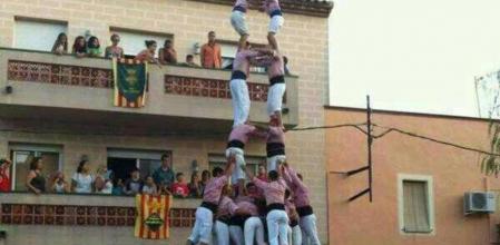 Prova de 2d9fm dels Xiquets de Tarragona als Pallaresos