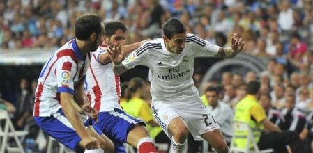 Ángel di Maria, en el derbi ante el Atlético de Madrid