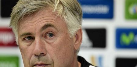 Carlo Ancelotti, en una rueda de prensa