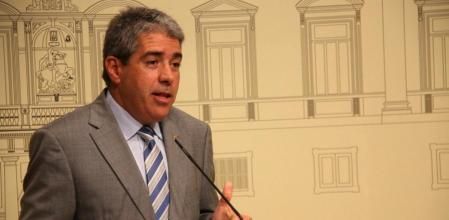 El portavoz del Govern, Francesc Homs, en rueda de prensa