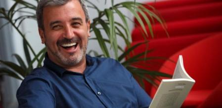 Jaume Collboni en la sede del PSC de Pau Clarís