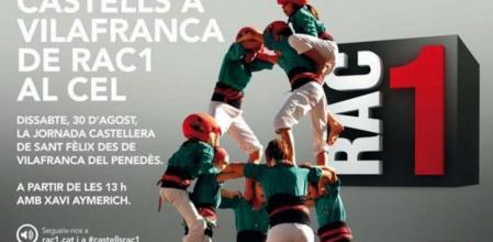 RAC1 transmetrà les diades de Sant Fèlix, el Concurs de Castells i Santa Úrsula