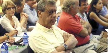 El eurodiputado de UPyD, Francisco Sosa Wagner, durante el Consejo Político extraordinario del partido