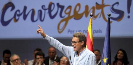 Artur Mas, durante un Consell Nacional de CDC