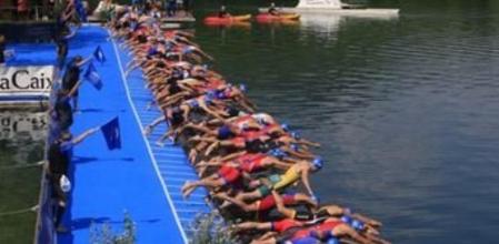 Una de las pruebas deportivas que se celebran en Banyoles