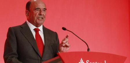 Emilio Botín presenta los resultados de Banco Santader en el 2013