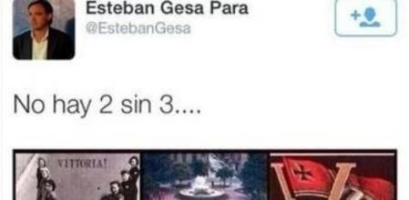 Imagen del tweet enviado por el concejal del PP de Sabadell.