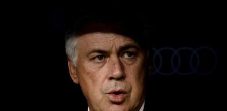 Carlo Ancelotti durante el partido ante el Atlético