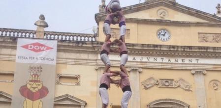 2d9fm carregat pels Xiquets de Tarragona a la Plaça de la Font