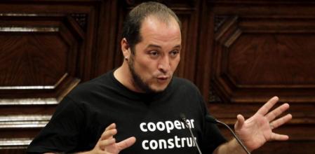 El portavoz de la CUP, David Fernández.