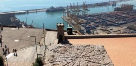 Las marcas que utilizó el astrónomo Pierre Mechain en Montjuïc en sus mediciones para determinar el sistema métrico