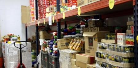 El local del Banc d'Aliments de Manresa