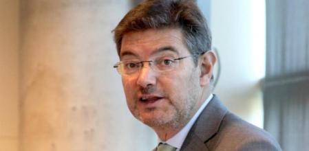 Rafael Catalá, en el transcurso de un desayuno organizado por Barcelona Centre Logístic y el Consorci de la Zona Franca