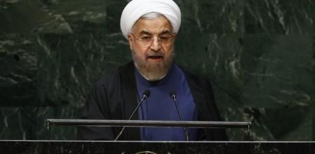 Rohani en la Asamblea General de la ONU, celebrada en Nueva York