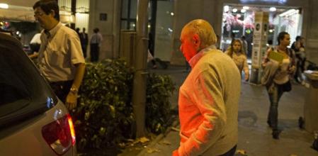 Jordi Pujol abandona su despacho del Passeid de Gràcia un dia antes de declarar ante el Parlament