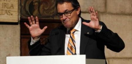 Artur Mas durante la presentación del libro blanco sobre Catalunya