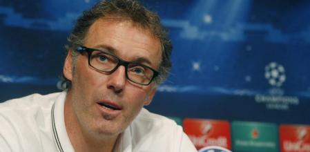 Laurent Blanc durante la rueda de prensa previa al encuentro ante el Barça