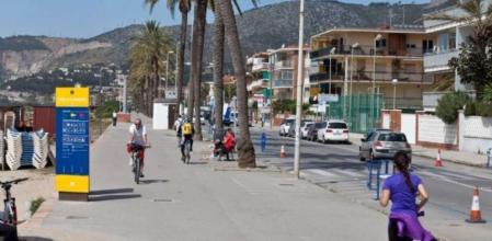 Imagen del paseo Marítimo de Castelldefels