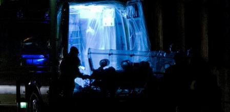 La sanitaria infectada de ébola en España llega al hospital Carlos III de Madrid