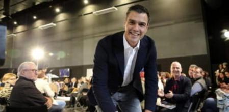 El secretario general del PSOE, Pedro Sánchez, durante el Foro Ciudadano de Limpieza y Calidad Democrática, en el que los socialistas aprueban un código ético