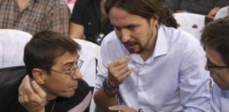 El líder de Podemos, Pablo Iglesias en la Asamblea Ciudadana 'Sí Se Puede',