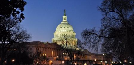 El Capitolio al atardecer (Washington)