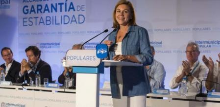 La secretaria general del Partido Popular, María Dolores de Cospedal