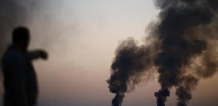 Columnas de humo se alzan en Kobani, una imagen habitual en los últimos días