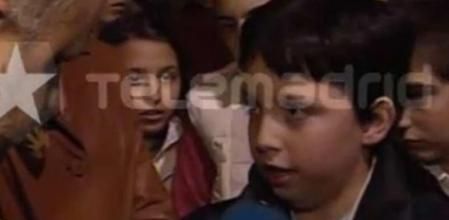 Francisco Nicolás persiguió a los cámaras de Telemadrid con sólo 10 años para que entrevistasen con motivo de la muerte de Juan Pablo II
