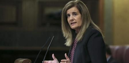 Bañez en un pleno el Congreso de los Diputados