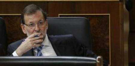 El presidente del Gobierno, Mariano Rajoy, esta mañana al Congreso de los Diputados, donde ha intervenido para informar de las conclusiones del Consejo Europeo celebrado la pasada semana en Bruselas.