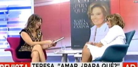 Ha sido la primera cuestión que Quintana ha tratado en la entrevista sobre el libro que María Teresa acaba de publicar, 'Amar, ¿para qué?'