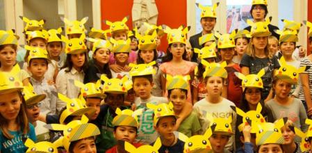 Alumnos de cuarto de primaria del Colegio Lestonnac.