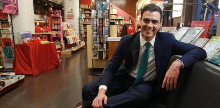 El líder socialista en el centre cultural Blanquerna de Madrid