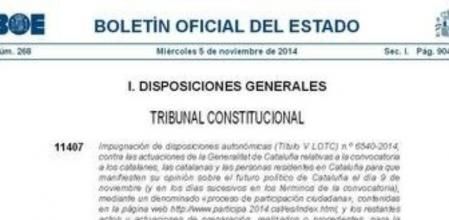 Publicación del BOE de este miércoles.