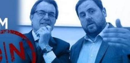 Campaña 'Si tu vas' de las Nuevas Generaciones del PP catalán contra el 9N