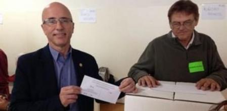 El alcalde de Arenys de Munt, Joan Rabasseda (ERC)