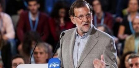 El presidente del Gobierno, Mariano Rajoy, durante su intervención en la clausura de las Jornadas sobre Estabilidad y Buen Gobierno en las Comunidades Autónomas que se celebran en Cáceres.