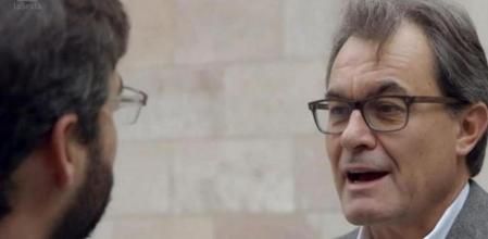 Jordi Évole aprovechó los minutos junto al president para hablar no sólo del 9N, sino también del caso Pujol o de las relaciones del Govern con ERC