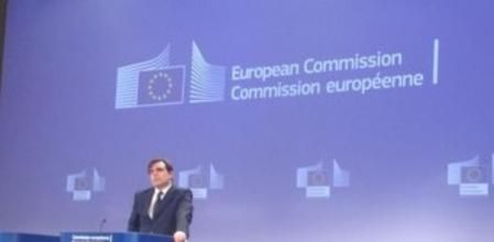 El portavoz de la Comisión Europea, Margaritis Schinas.