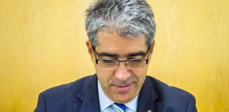 Francesc Homs, en la reunión de CDC