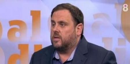 Junqueras, entrevistado en 8tv.