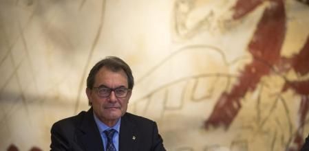 El presidente de la Generalitat, Artur Mas, en la reunión del Consell Executiu