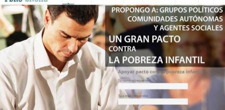 La nueva web personal de Pedro Sánchez